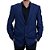 Blazer Masculino Dudalina Slim Linho Azul Plus Size - 666050 - Imagem 4