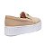 Tênis Feminino Santa Lolla Slip On Flatform Bege - 038F - Imagem 3