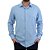 Camisa Masculina Ogochi ML Essencial Slim Azul - 001470 - Imagem 1