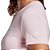 Camiseta Feminina Adidas Logo Linear Rosa Claro - GL0771 - Imagem 4