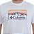 Camiseta Masculina Columbia Linear Range Branca - 3210 - Imagem 4