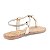 Sandália Feminina Santa Lolla Soft Ouro Light - 01F7 - Imagem 3