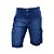 Bermuda Jeans Masculina Recuzza Cargo Azul Médio - 10768 - Imagem 1