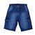 Bermuda Jeans Masculina Recuzza Cargo Azul Médio - 10768 - Imagem 2