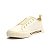 Tênis Feminino Anacapri Slip On Alê Ilhós Bege - C304 - Imagem 3