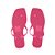 Chinelo Feminino Santa Lolla Flip Flop com Bolsa Rosa Neon - Imagem 5
