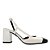 Sapato Feminino Suzana Santos Branco e Preto - 4417 - Imagem 1