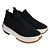 Tênis Feminino Giulia Domna Knit Preto - 4770 - Imagem 2