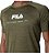 Camiseta Masculina Fila MC Sport Melange Verde - F11A - Imagem 3