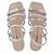 Sandália Feminina Dakota Duetto Metal Prata - Y8042 - Imagem 4