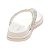 Chinelo Feminino Beira Rio Aurora Boreal Branco Off - 8513 - Imagem 2