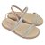 Papete Feminino Beira Rio Bege - 8488.109 - Imagem 2