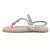Sandália Feminina Beira Rio Aurora Boreal Prata - 8529 - Imagem 3
