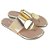 Chinelo Feminino Beira Rio Dourado - 8367 - Imagem 2
