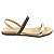 Sandália Feminina Beira Rio Dourada - 8507 - Imagem 1