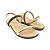 Sandália Feminina Beira Rio Dourada - 8507 - Imagem 4
