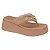 Chinelo Plataforma Feminino Beira Rio Bege - 8530.104 - Imagem 2