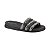 Chinelo Feminino Beira Rio Preto e Prata - 8528 - Imagem 2