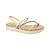 Papete Feminina Beira Rio Bege - 8387 - Imagem 2
