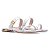 Chinelo Feminino Luz da LuaCouro Venus Prata - 80270028 - Imagem 2