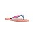 Chinelo Feminino Santa Lolla Flip Flop Azul Pêssego - 06BC - Imagem 2