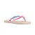 Chinelo Infantil Feminino Santa Lolla Marfim Rosa - 0500 - Imagem 2
