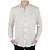 Camisa Masculina Docthos ML Slim Linho Bege - 859158 - Imagem 3