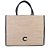 Bolsa Feminina Cecconello Tote Grande Bege - C2533 - Imagem 1