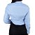 Camisa Feminina Dudalina ML Slim Listra Azul - 5306369 - Imagem 4