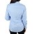 Camisa Feminina Dudalina ML Slim Listra Azul - 5306369 - Imagem 2
