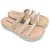 Chinelo Feminino Mississipi Grosseto Branco e Dourado - MB81 - Imagem 2