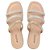 Chinelo Feminino Mississipi Grosseto Branco e Dourado - MB81 - Imagem 4
