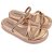 Chinelo Feminino Mississipi Plataforma Bronze - MB531 - Imagem 2