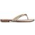 Chinelo Feminino Mississipi Rives Metalizado Bege - MB051 - Imagem 1