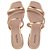 Chinelo Feminino Mississipi Rives Metal Rosa - MB751 - Imagem 4