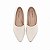 Sapatilha Feminina Piccadilly Bico Fino Branca Off - 274074 - Imagem 3