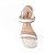 Sandália Feminina Dakota Salto Bloco Rives Bege Cream Y8361 - Imagem 5