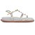 Papete Feminina Santa Lolla Spikes Branca Off - 0529 - Imagem 1