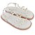 Papete Feminina Santa Lolla Spikes Branca Off - 0529 - Imagem 2