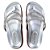 Chinelo Feminino Beira Rio Aurora Boreal Prata - 8524 - Imagem 1