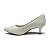 Scarpin Feminino Dakota Vincent Couro Branco Off - G9381 - Imagem 4