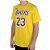 Camiseta Masculina Nike MC NBA Los Angeles Lakers Amarela - DR638 - Imagem 4