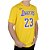 Camiseta Masculina Nike MC NBA Los Angeles Lakers Amarela - DR638 - Imagem 2