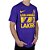 Camiseta Masculina Nike MC NBA Los Angeles Lakers Roxa - HQ0 - Imagem 2