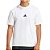 Camiseta Masculina Adidas MC Small Logo Branca - JF1092 - Imagem 1