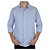 Camisa Social Masculina Ogochi ML Essencial Slim Azul - 00152 - Imagem 5
