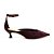 Scarpin Feminino Cecconello Camurça Malbec Bordô - 2615005 - Imagem 1
