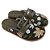 Mule Feminino Suzana Santos Tela Verde Army - 4573 - Imagem 2