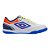 Chuteira Masculina Umbro Salão X-Comfort Branca Royal U01FB - Imagem 1