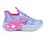 Tenis Infantil Feminino Skechers Infinite Rosa com LED 3037 - Imagem 1